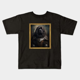 Stalwart Newfoundland - Medieval Knight (Framed) Kids T-Shirt